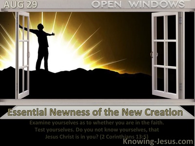 Essential Newness of the New Creation